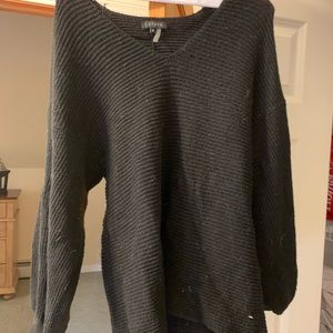 Black balloon sleeve sweater size small